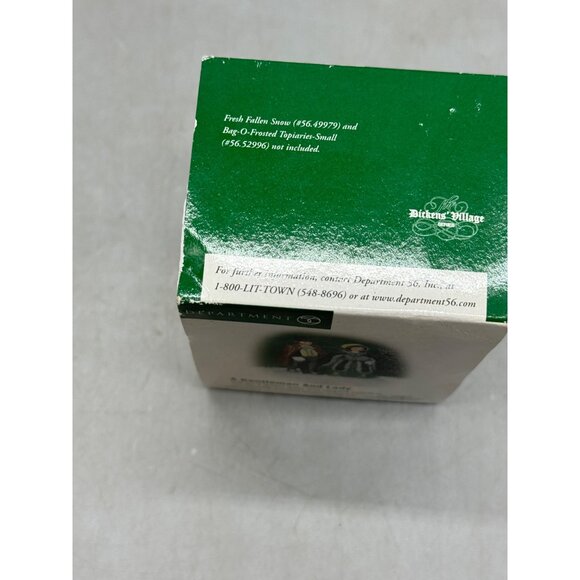 Department 56 Dickens Village Series A Gentleman And Lady Figurine Used READ - Picture 7 of 9